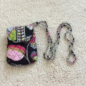 Crossbody cell phone pouch